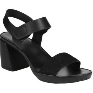 Naturalizer Block Heel Sandal 11 Ankle Strap Chic Comfort Black Genn Rise 2